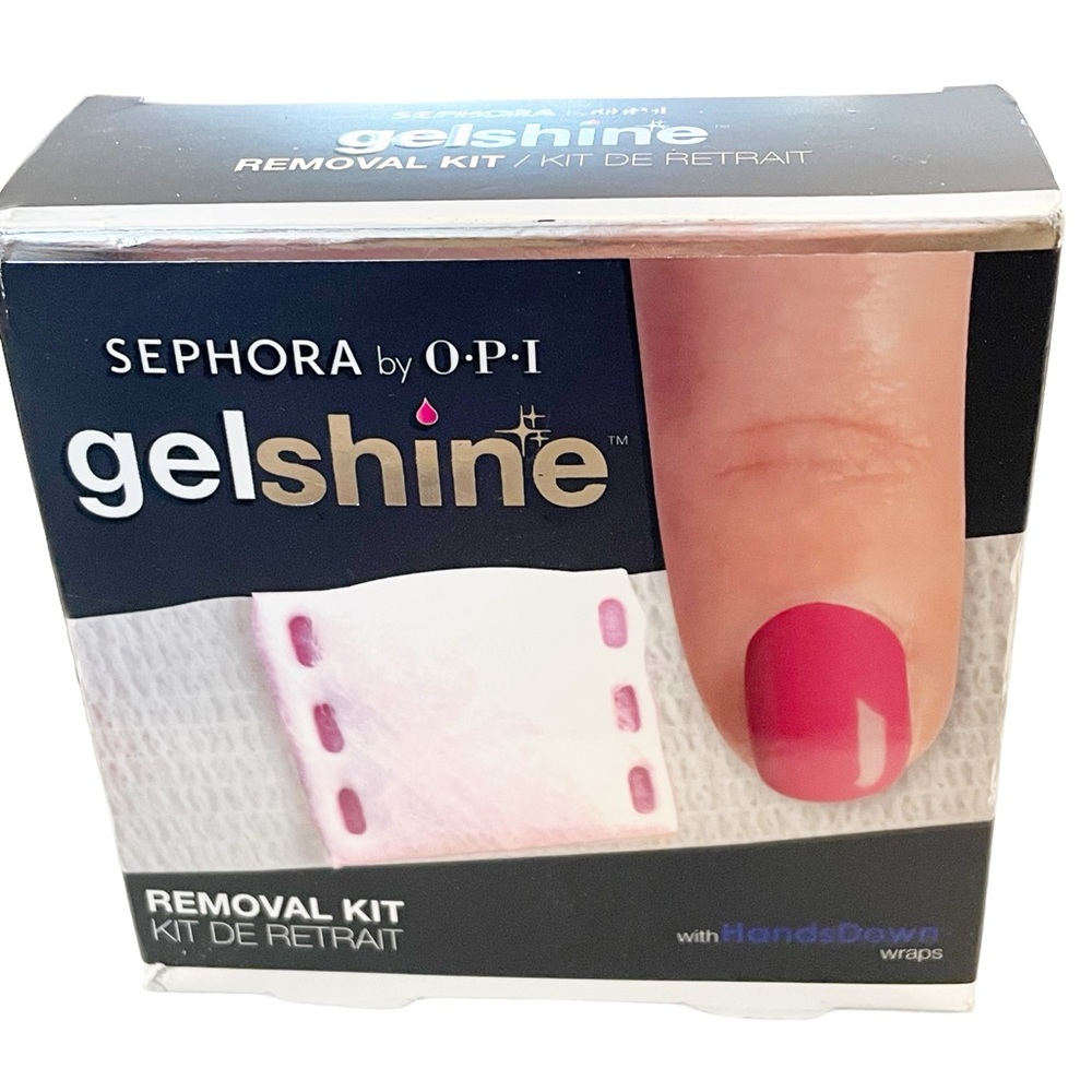SEPHORA by O.P.I. Gelshine Removal Kit # 4615 Manicure Nails Hands NEW